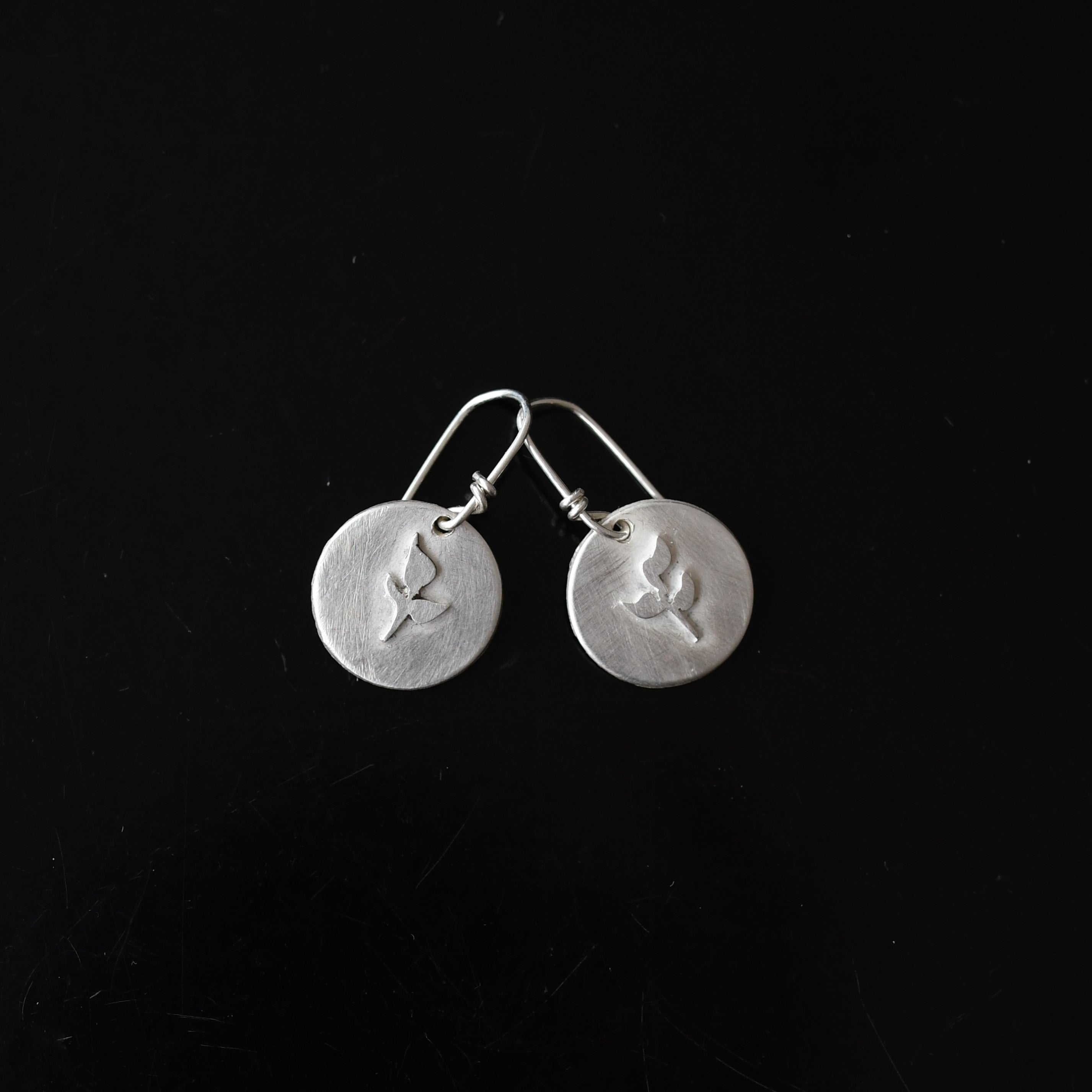 A Breath of Nature Silver Earrings